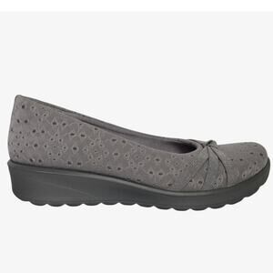 Women's Life Stride Bzees Gem2 Grey Floral washable Shoe W9